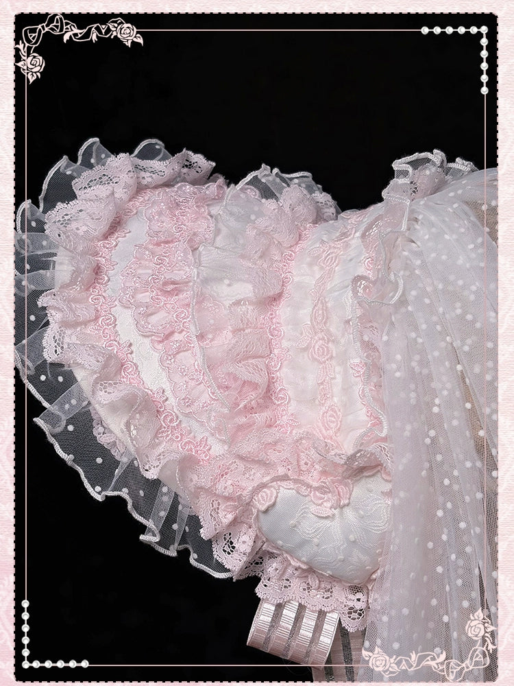 Shuang Sheng Xiao Xiong - Heart of Love - Lace Sweet Lolita Accessory Set - Image 30