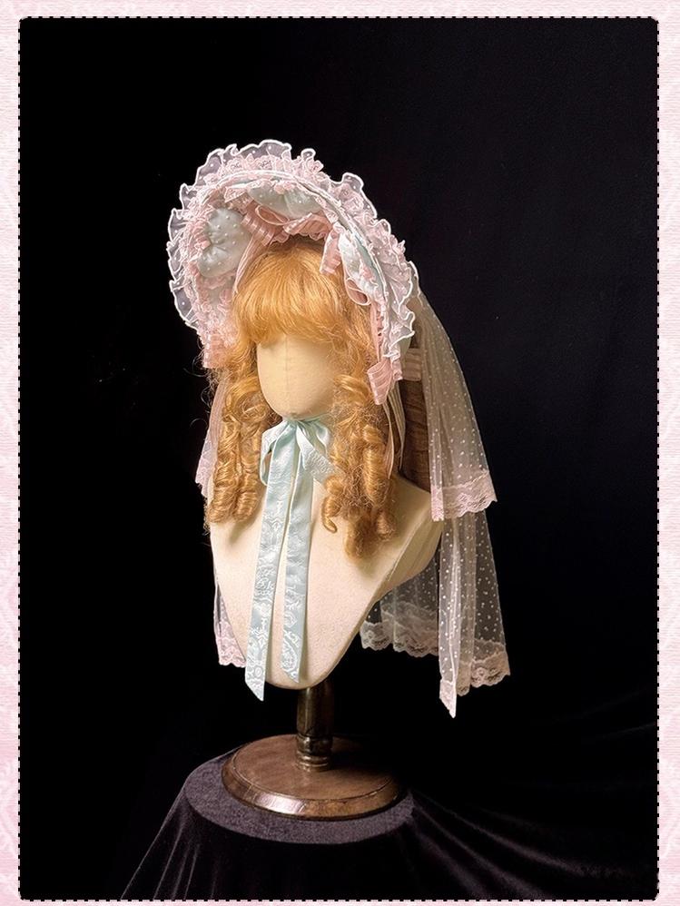 Shuang Sheng Xiao Xiong - Heart of Love - Lace Sweet Lolita Accessory Set - Image 4