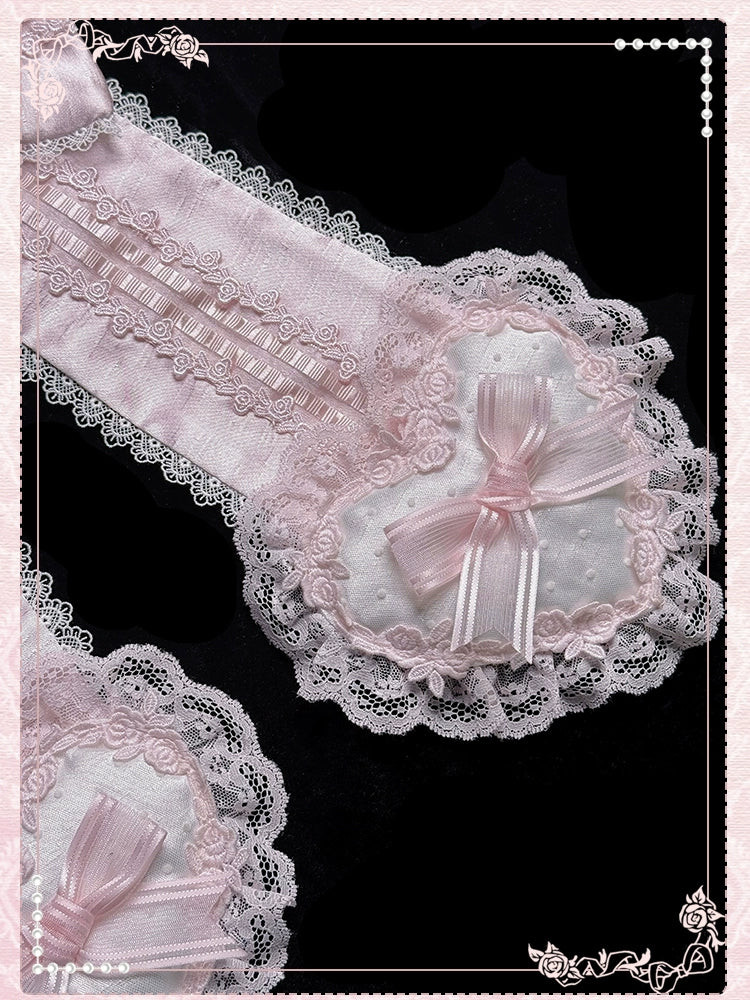 Shuang Sheng Xiao Xiong - Heart of Love - Lace Sweet Lolita Accessory Set - Image 40