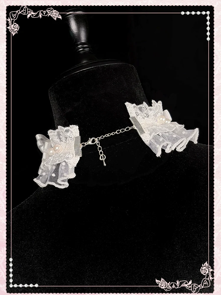 Shuang Sheng Xiao Xiong - Heart of Love - Lace Sweet Lolita Accessory Set - Image 46