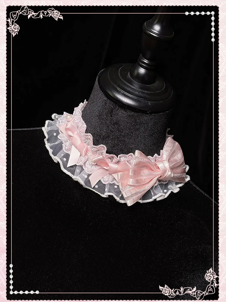 Shuang Sheng Xiao Xiong - Heart of Love - Lace Sweet Lolita Accessory Set - Image 47
