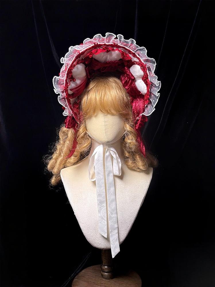 Shuang Sheng Xiao Xiong - Heart of Love - Lace Sweet Lolita Accessory Set - Image 6