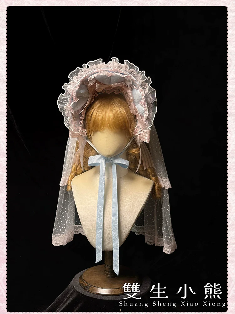 Shuang Sheng Xiao Xiong - Heart of Love - Lace Sweet Lolita Accessory Set - Image 7