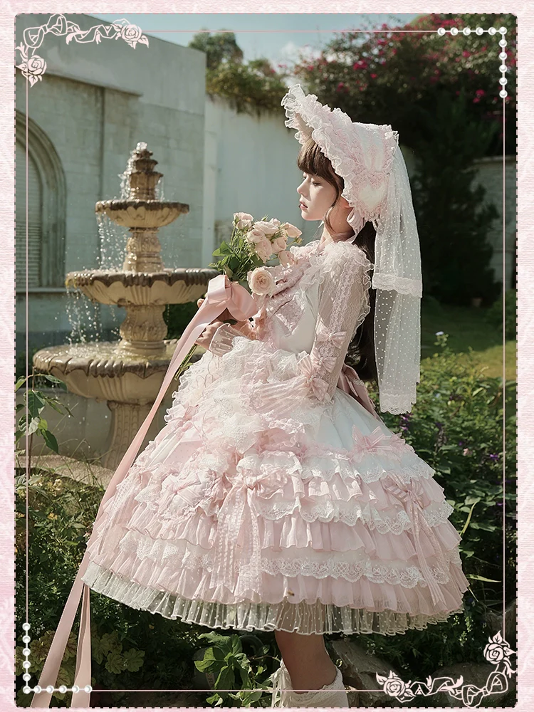 Shuang Sheng Xiao Xiong - Heart of Love - Lace Sweet Lolita Accessory Set - Image 8