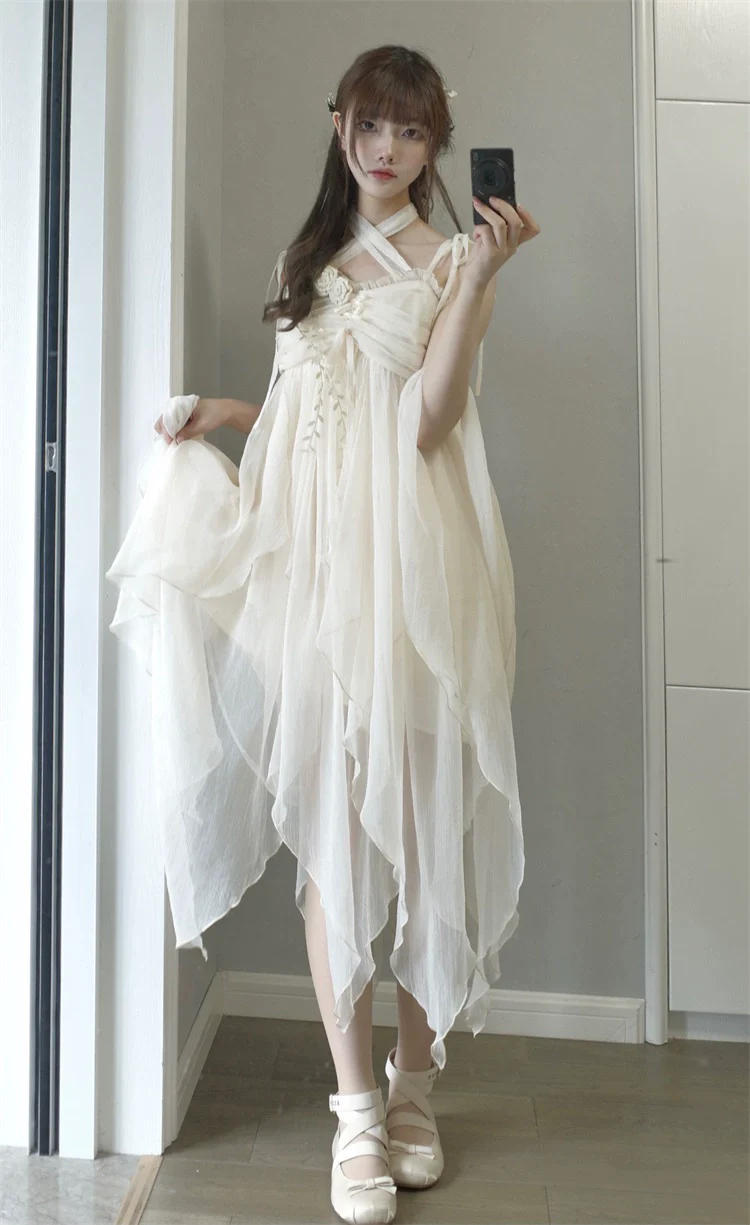 Letters from Unknown Stars - Daily Lolita JSK Dress Summer Elegant Dress - Image 12
