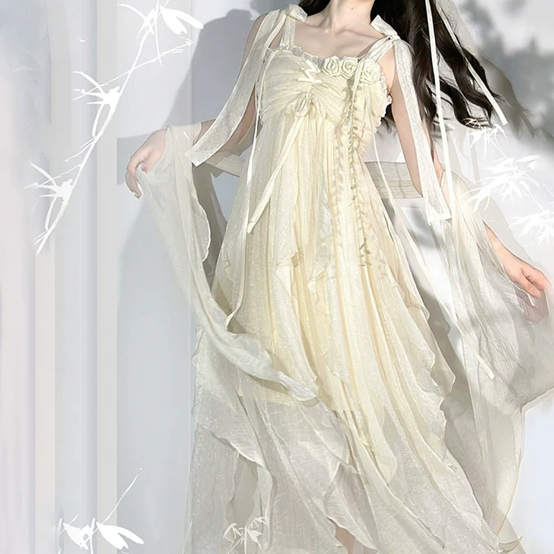 Letters from Unknown Stars - Daily Lolita JSK Dress Summer Elegant Dress - Image 5