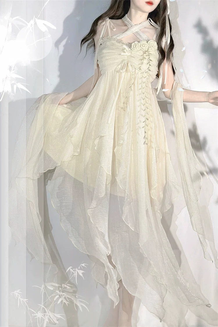 Letters from Unknown Stars - Daily Lolita JSK Dress Summer Elegant Dress - Image 8