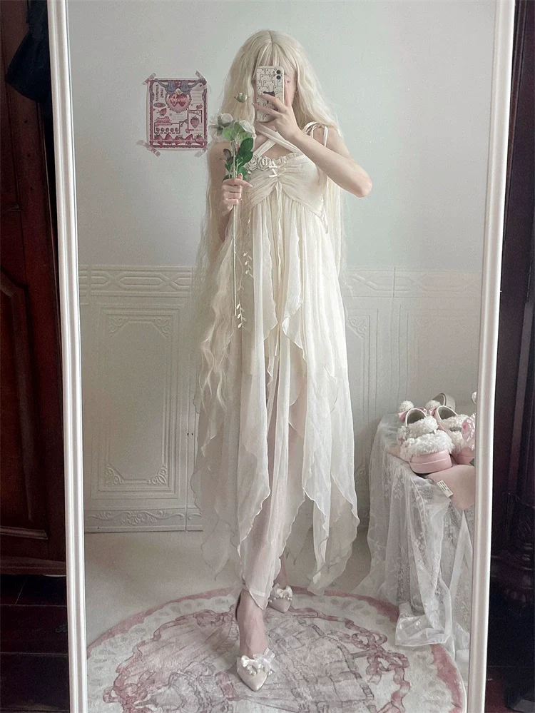 Letters from Unknown Stars - Daily Lolita JSK Dress Summer Elegant Dress - Image 9