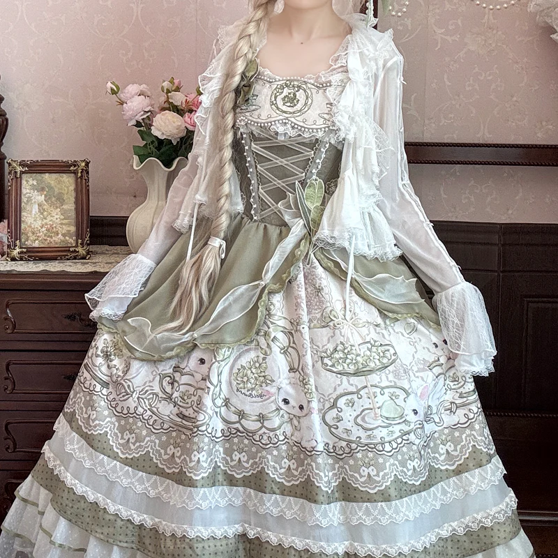 Mist Cardigan - Lightweight Sweet Lolita Bolero, Ruffle Details - Image 19