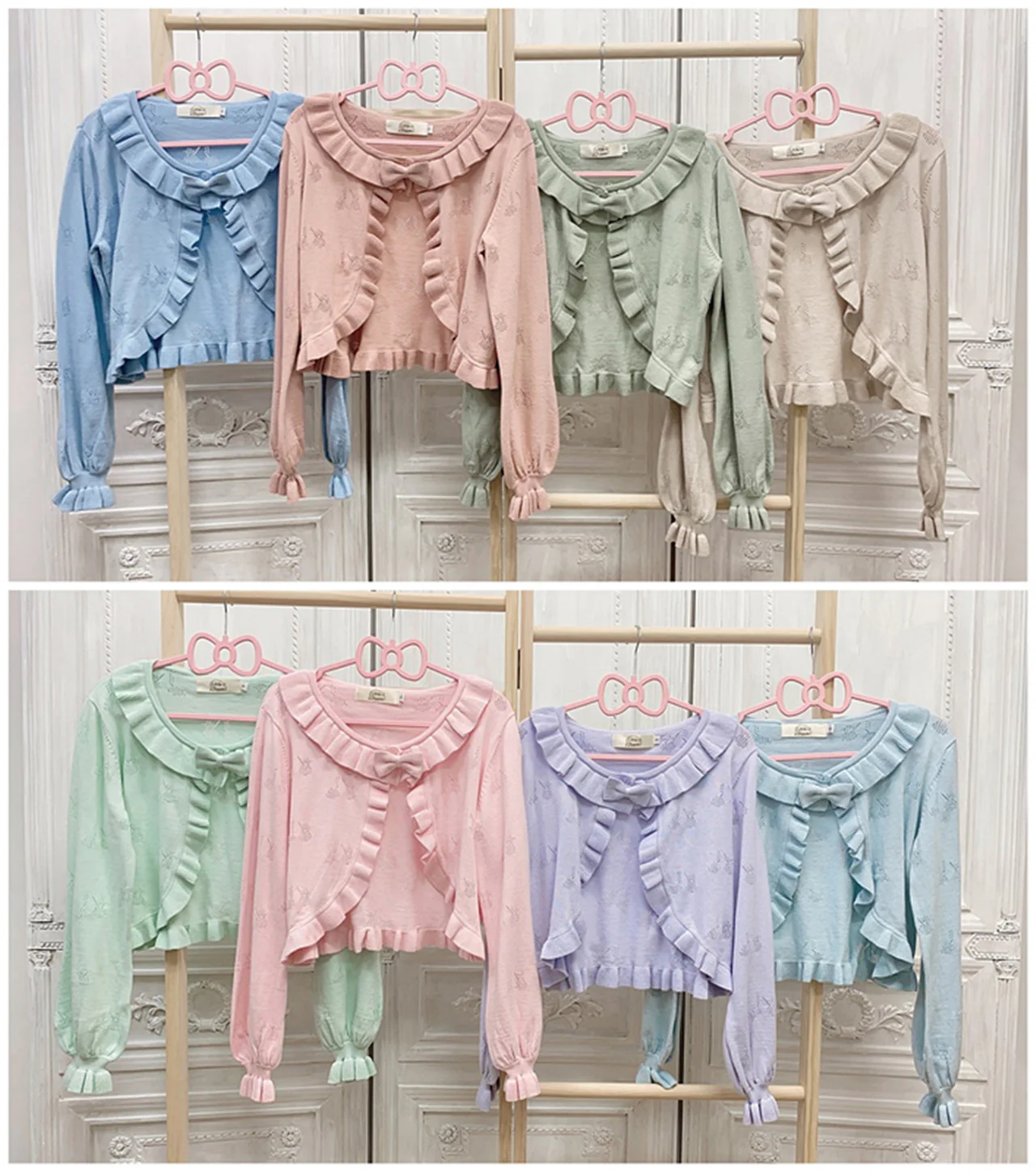 Sweet Lolita Coat Long-sleeved Cotton Cardigan - Image 10