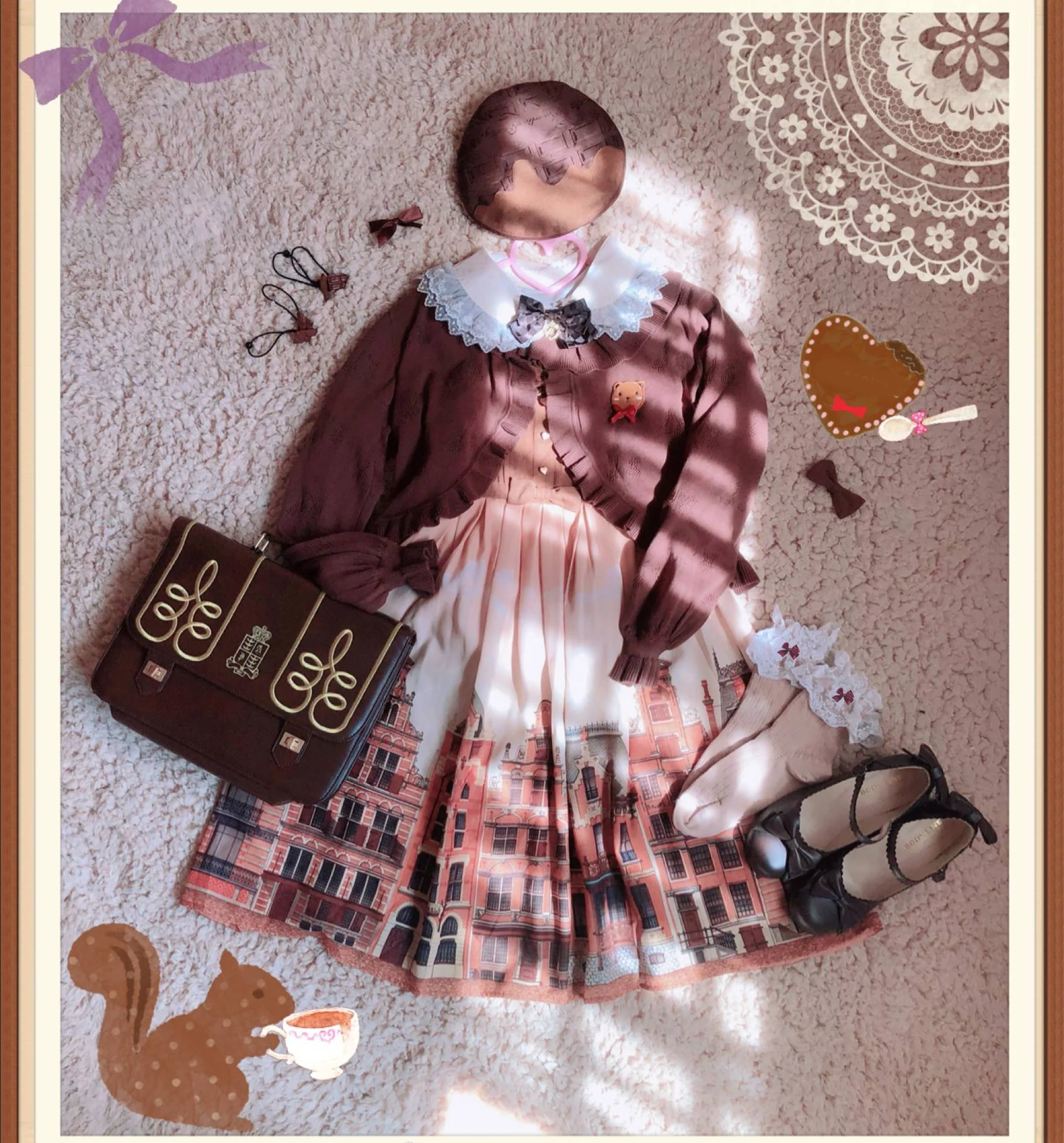 Sweet Lolita Coat Long-sleeved Cotton Cardigan - Image 14