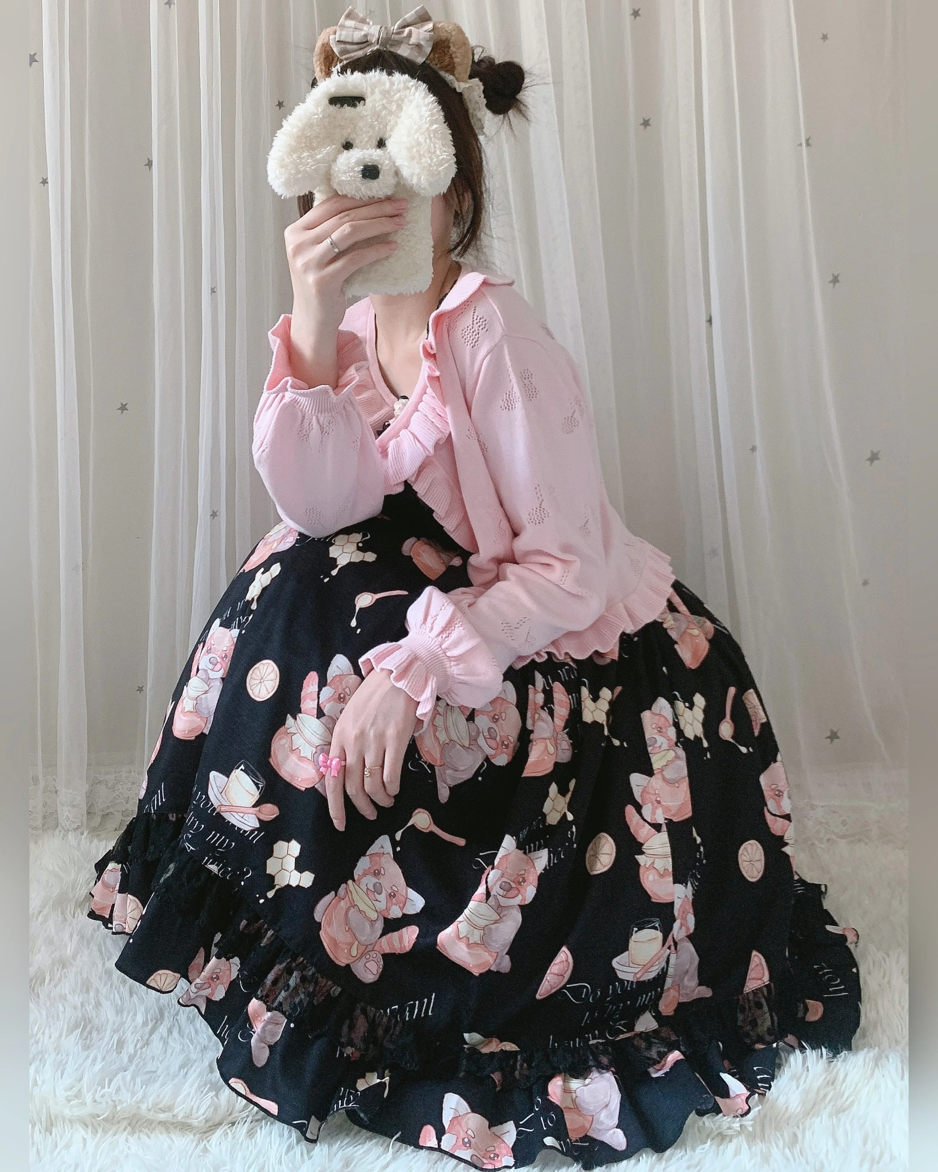 Sweet Lolita Coat Long-sleeved Cotton Cardigan - Image 15
