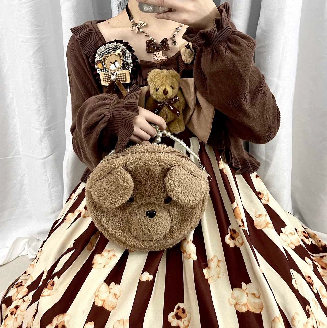 Sweet Lolita Coat Long-sleeved Cotton Cardigan - Image 16