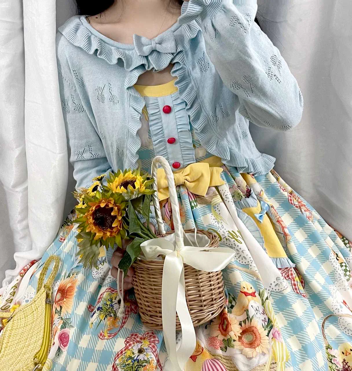 Sweet Lolita Coat Long-sleeved Cotton Cardigan - Image 21