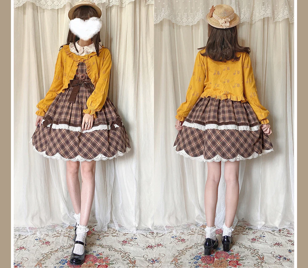 Sweet Lolita Coat Long-sleeved Cotton Cardigan - Image 22