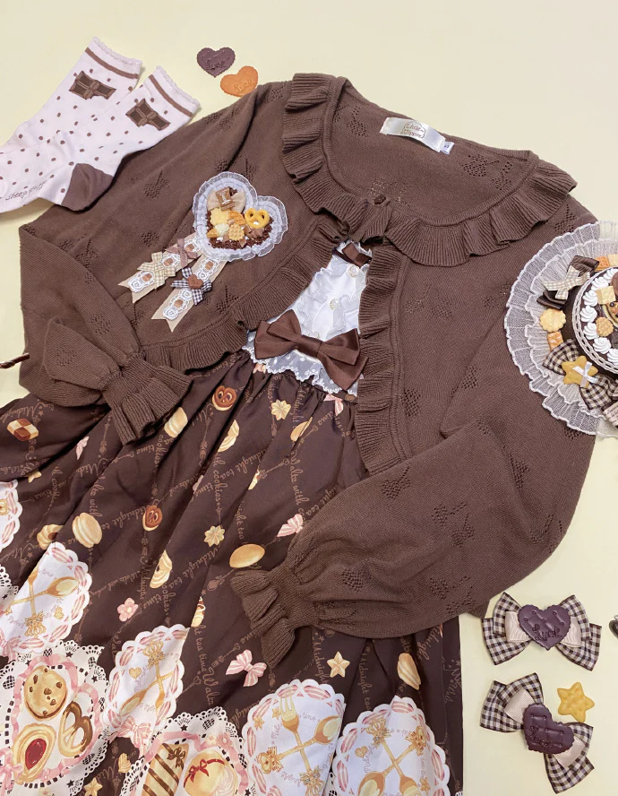 Sweet Lolita Coat Long-sleeved Cotton Cardigan - Image 3