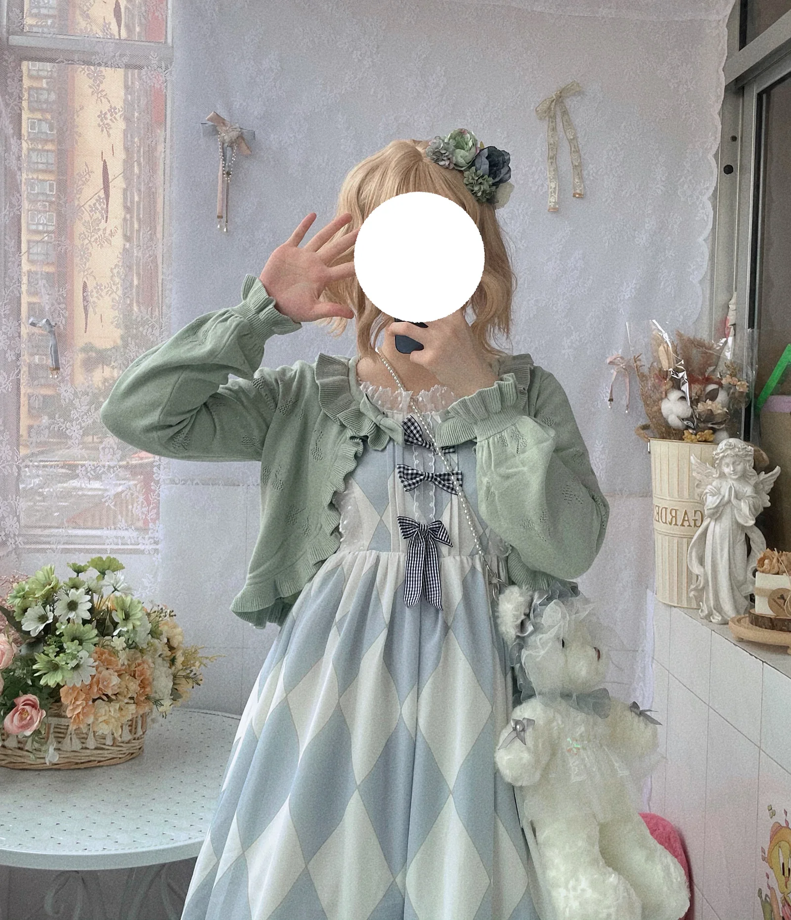 Sweet Lolita Coat Long-sleeved Cotton Cardigan - Image 9