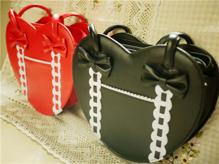 Satin Bridge - Heart-shape Lolita Bag - Image 13