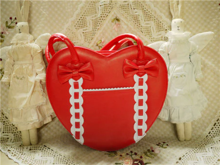 Satin Bridge - Heart-shape Lolita Bag - Image 15