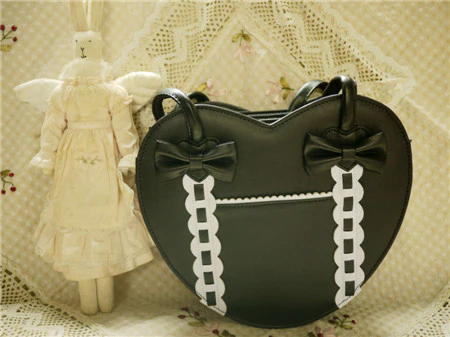 Satin Bridge - Heart-shape Lolita Bag - Image 18