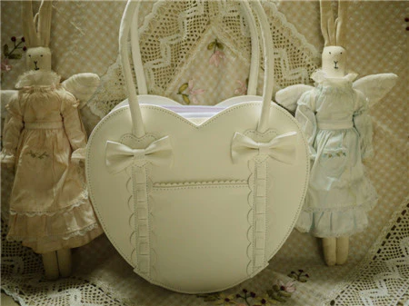 Satin Bridge - Heart-shape Lolita Bag - Image 6