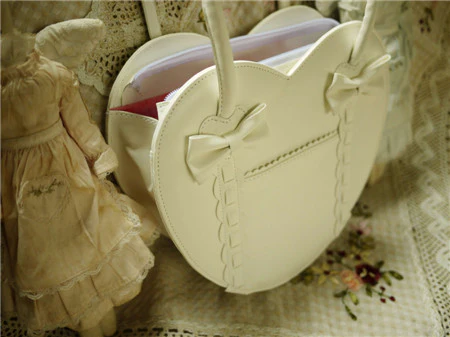 Satin Bridge - Heart-shape Lolita Bag - Image 7