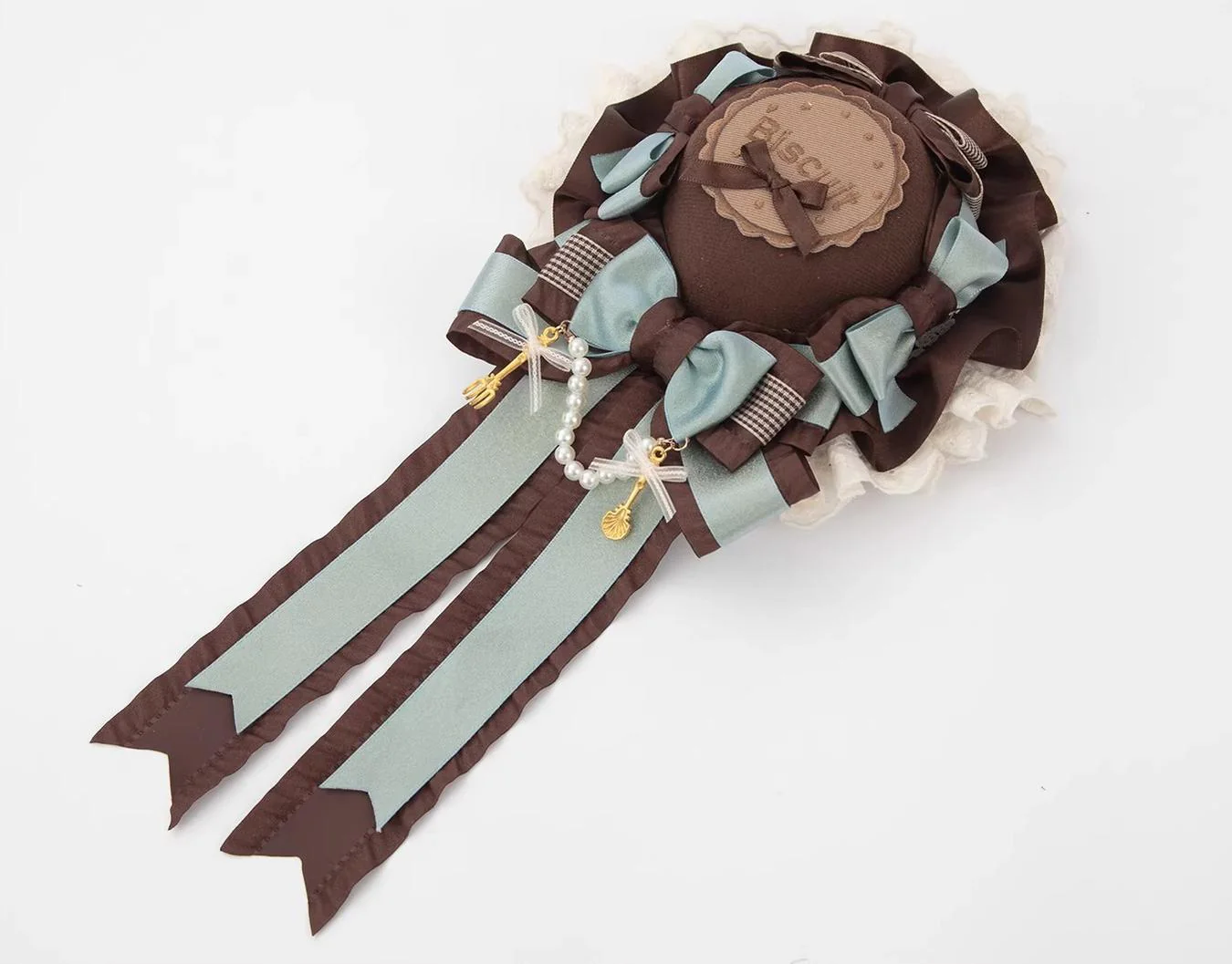 Mint Chocolate Puff - Lolita Cake Inspired Mini Top Hat, Large Bow KC - Image 13