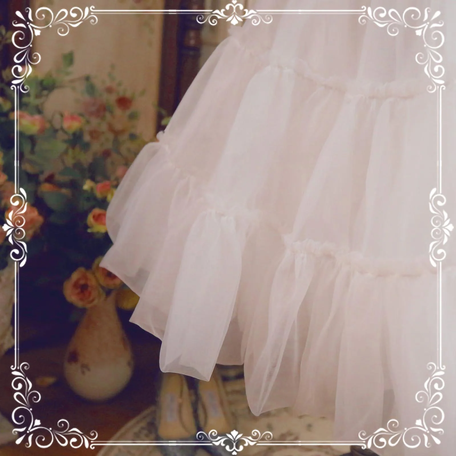 A Line Daily Wear Petticoat, 23.6" (60 cm), Cotton Lining - Image 4