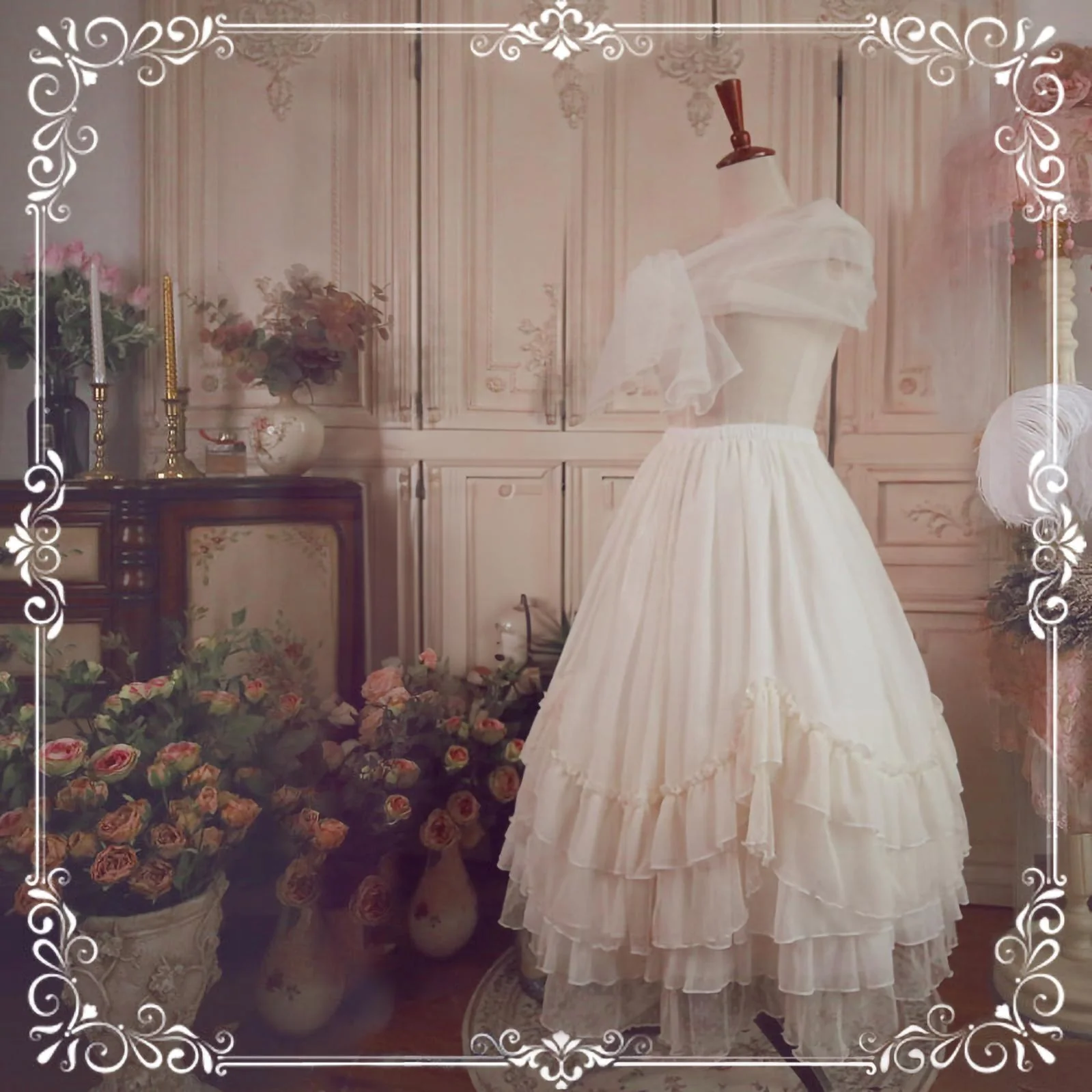 A Line Daily Wear Petticoat, 23.6" (60 cm), Cotton Lining - Image 5