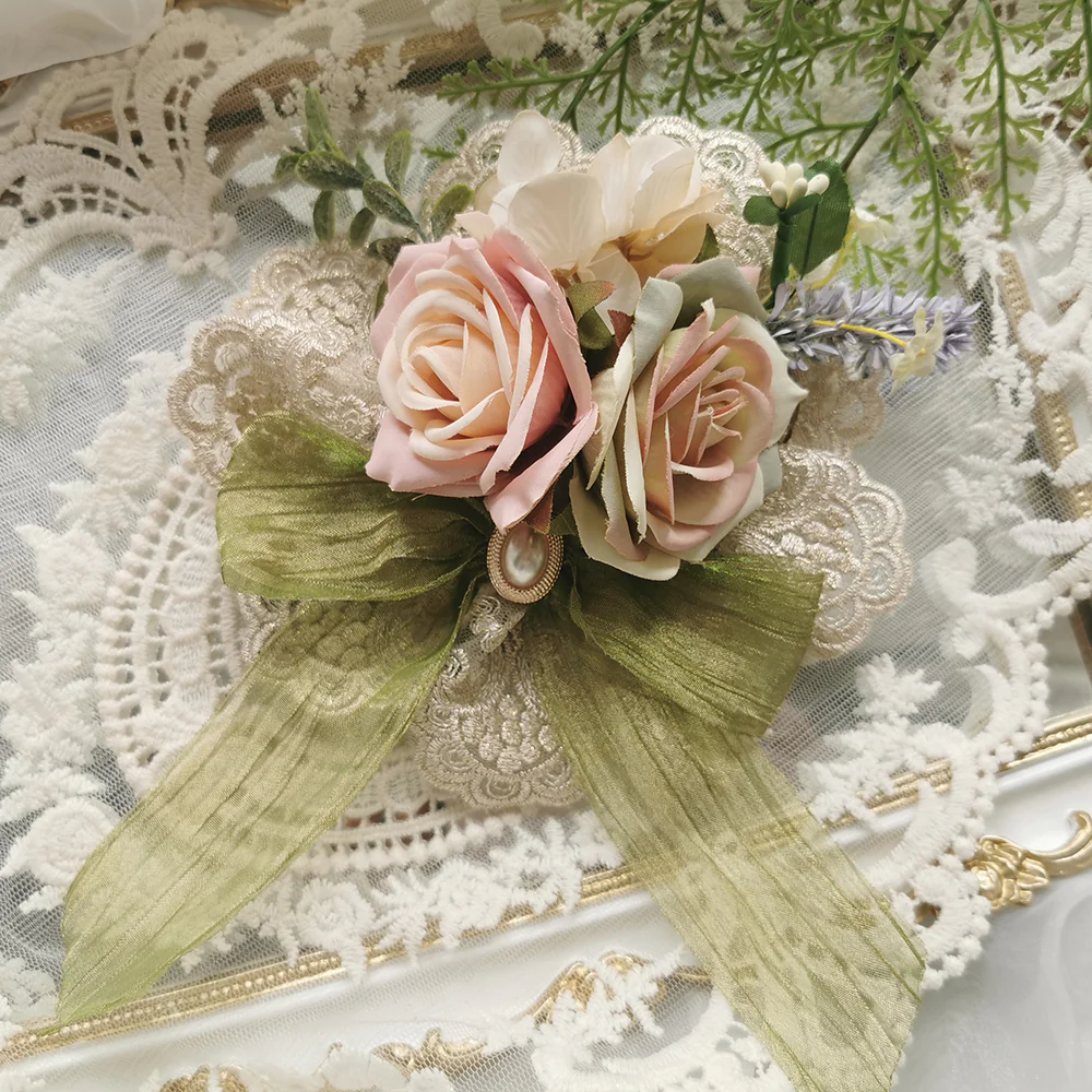 Miss point - Sally's Garden - Lolita Flower Bow Lace Necklace - Image 4