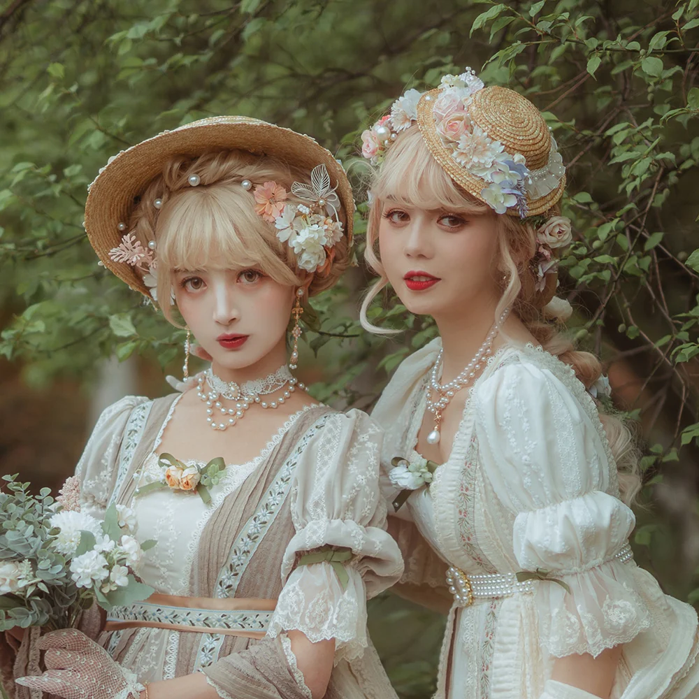 Miss point - Sally's Garden - Lolita Flower Bow Lace Necklace - Image 6