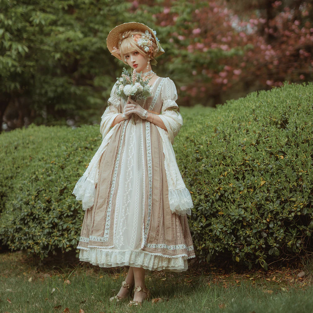 Miss point - Sally's Garden - Lolita Flower Bow Lace Necklace - Image 8