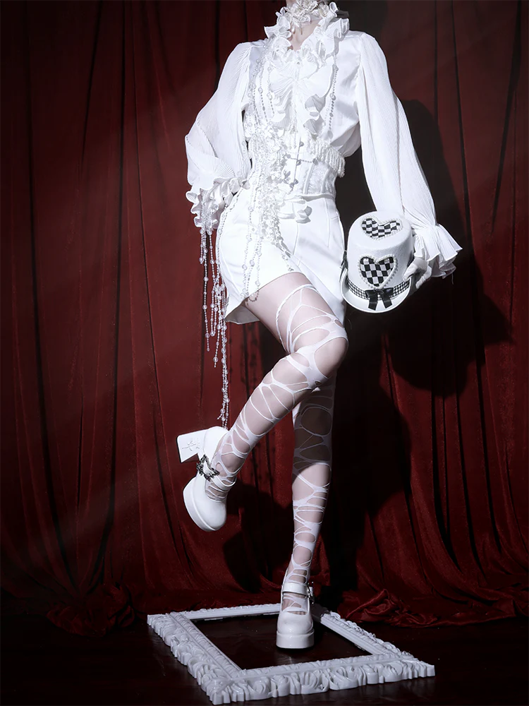 Dreamland - The cycle of all things - Lolita High Platform Shoes with Elegant Butterfly Buckle - Image 25