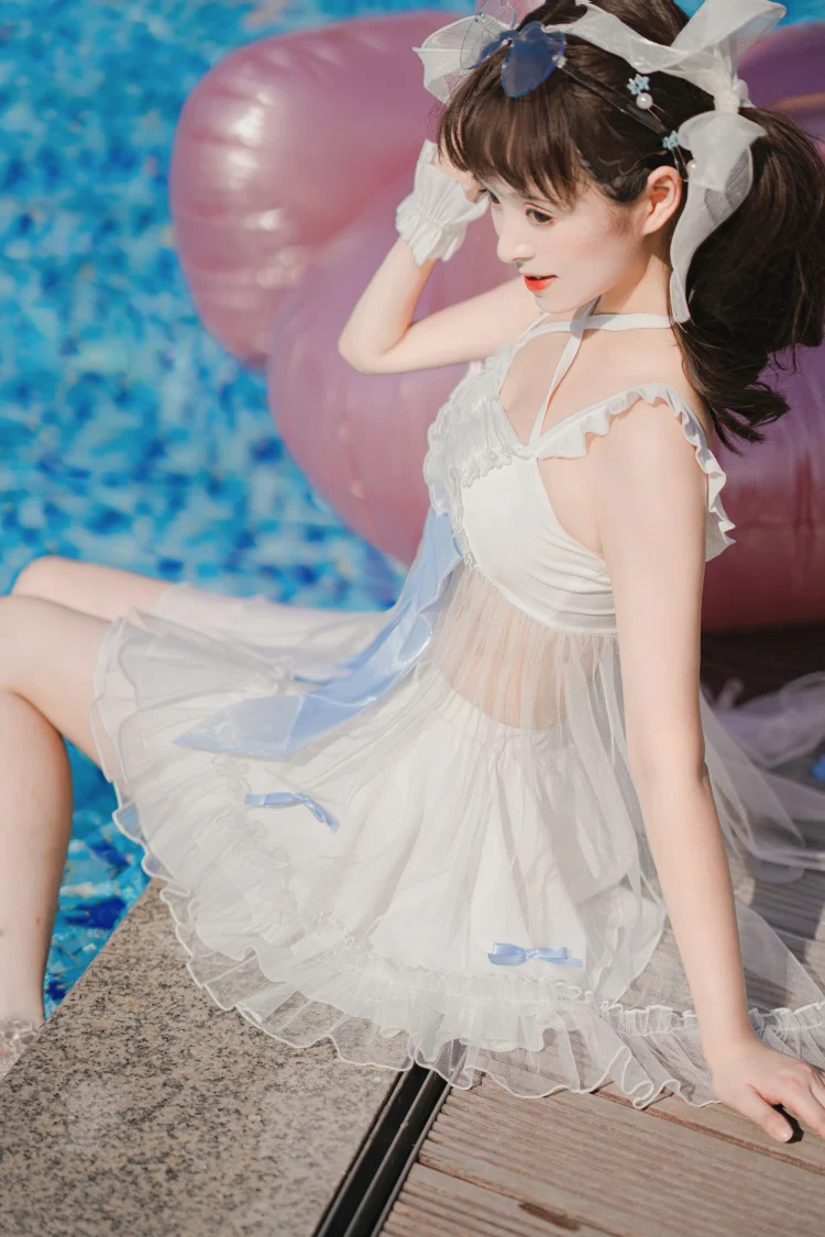 Mermaid of the Sea Moon - Lolita Inspired Swimsuit in Two-piece and One-piece - Image 10
