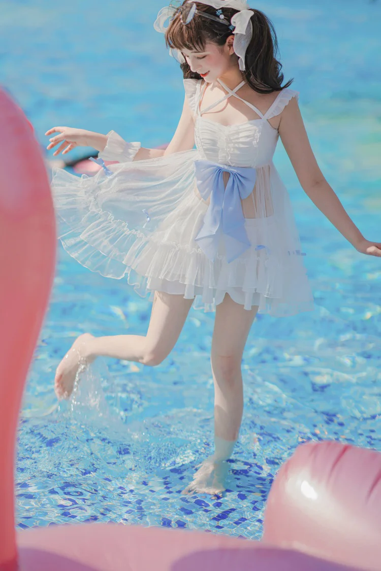 Mermaid of the Sea Moon - Lolita Inspired Swimsuit in Two-piece and One-piece - Image 11