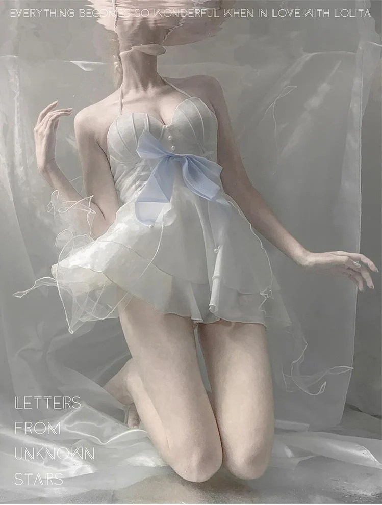 Mermaid of the Sea Moon - Lolita Inspired Swimsuit in Two-piece and One-piece - Image 13