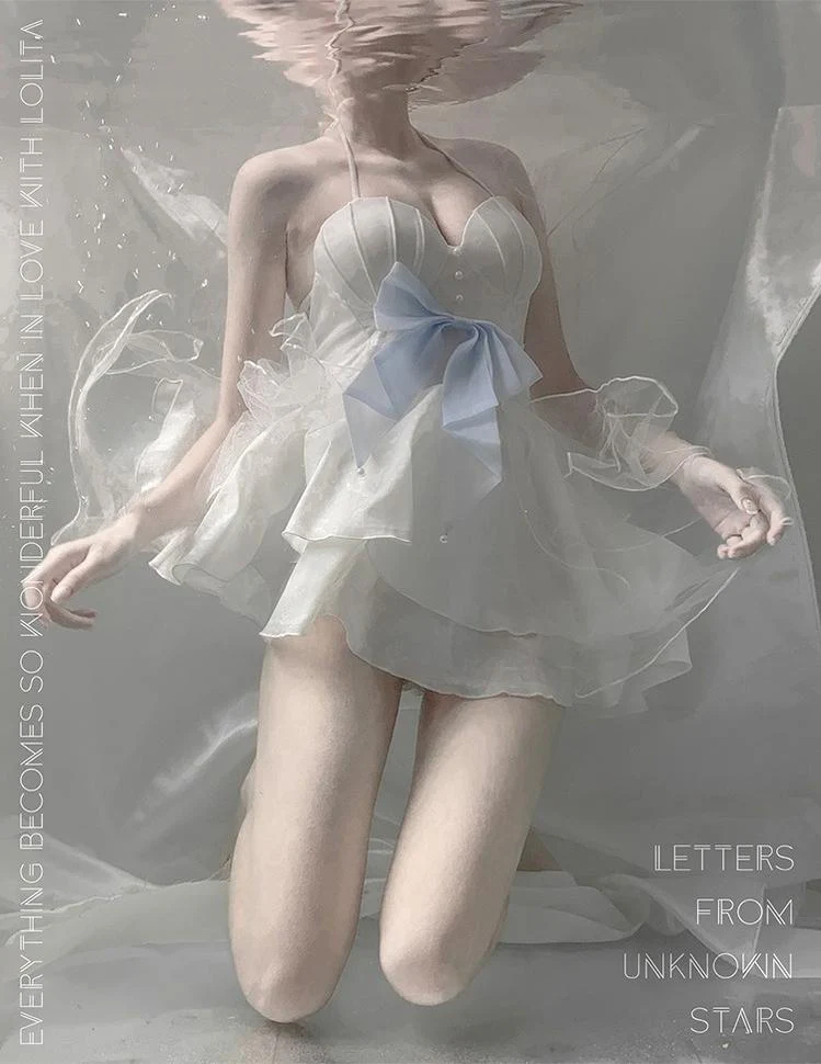 Mermaid of the Sea Moon - Lolita Inspired Swimsuit in Two-piece and One-piece - Image 14