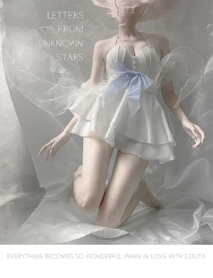 Mermaid of the Sea Moon - Lolita Inspired Swimsuit in Two-piece and One-piece - Image 16