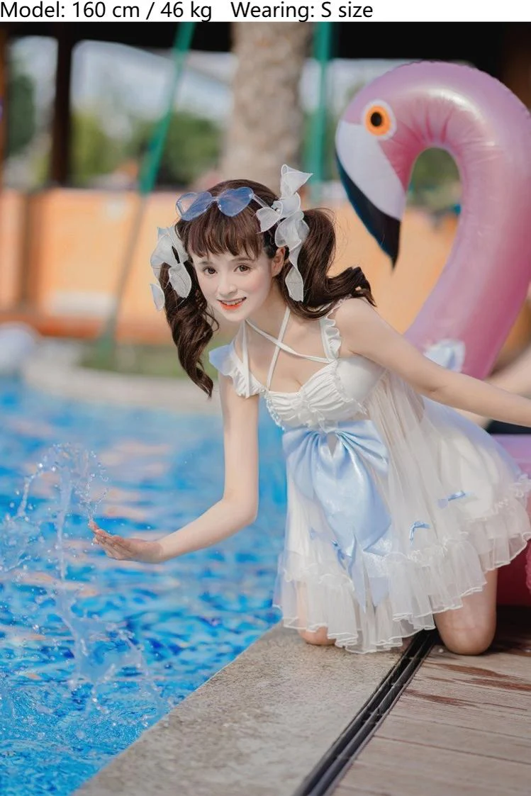 Mermaid of the Sea Moon - Lolita Inspired Swimsuit in Two-piece and One-piece - Image 6