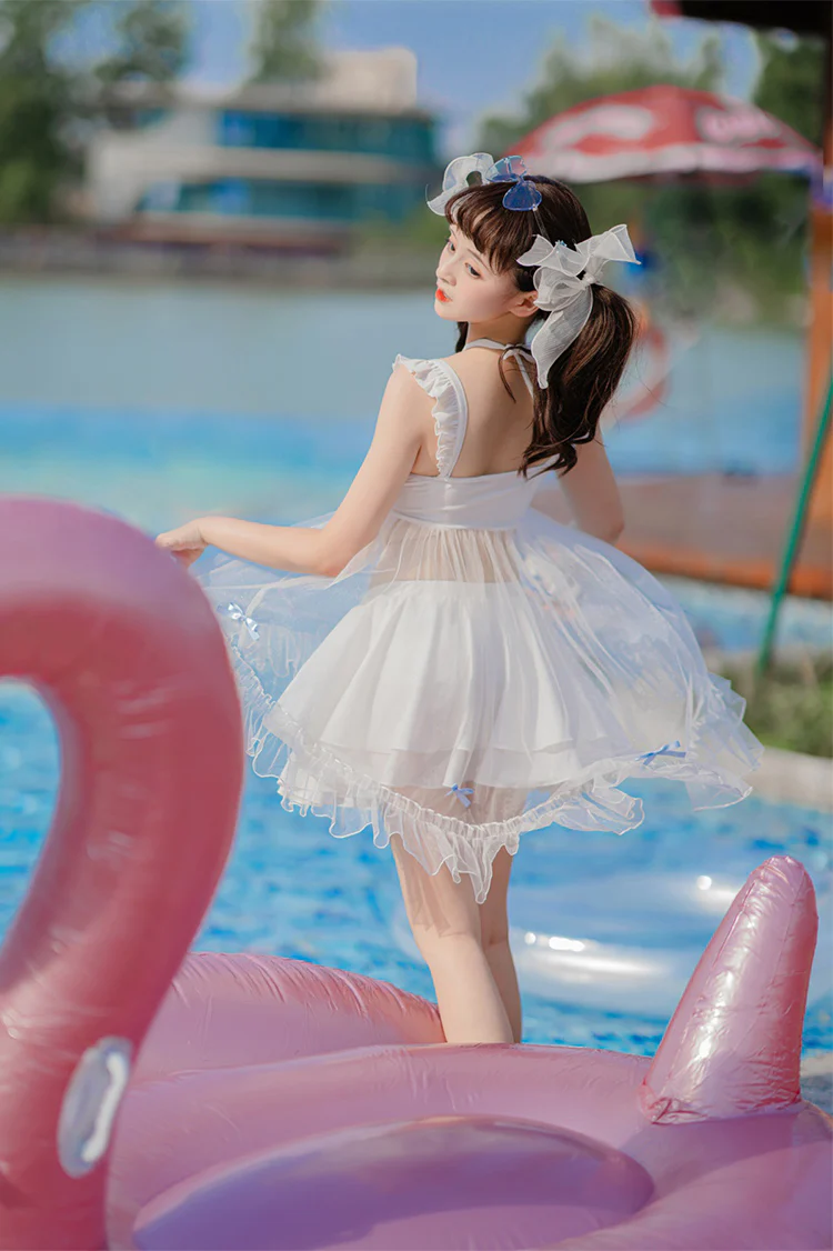 Mermaid of the Sea Moon - Lolita Inspired Swimsuit in Two-piece and One-piece - Image 7