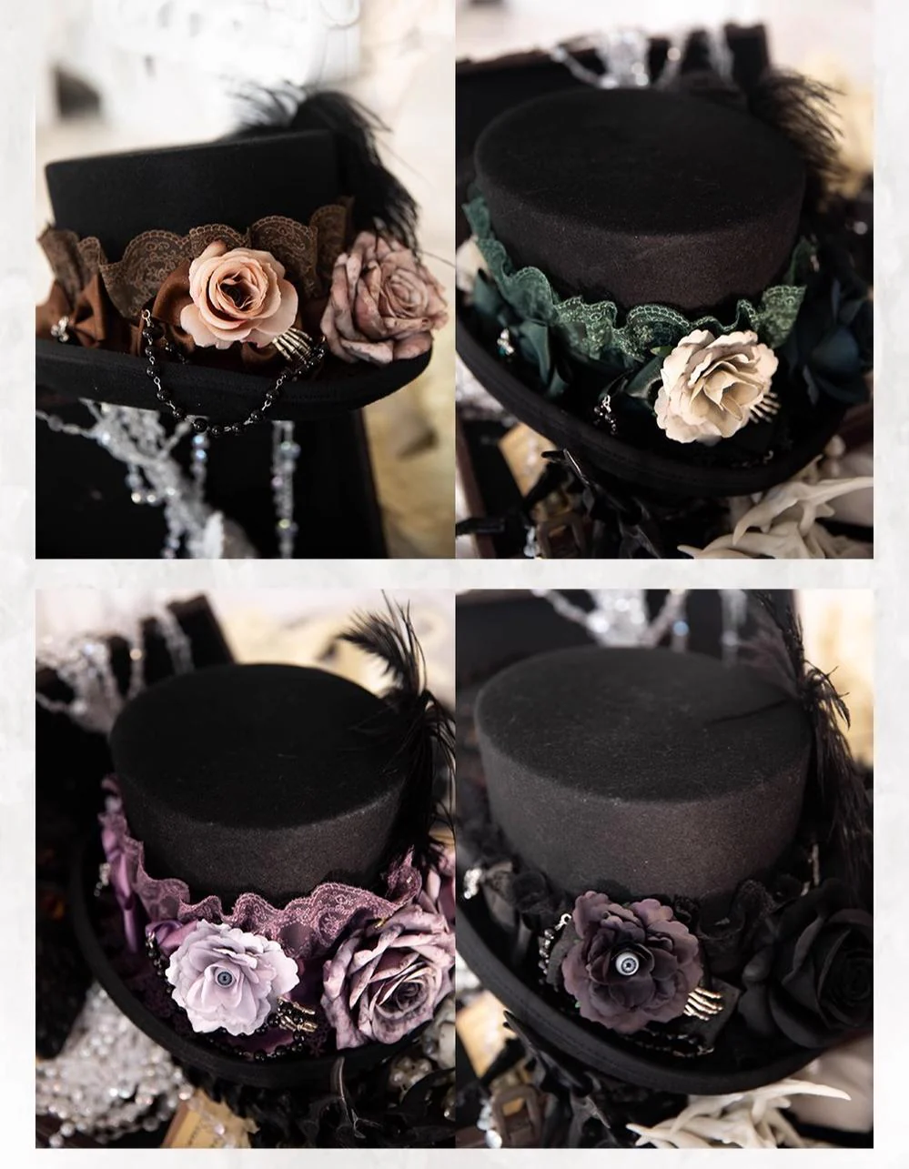 Dragon Bone Cemetery - Gothic Lolita JSK Set, Dragon & Snake Skeleton Embroidery - Image 35