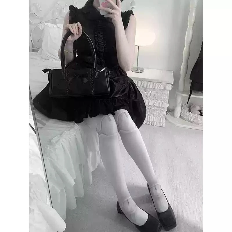 Sweet Lolita Pantyhose, Joint Print Light Stockings - Image 17