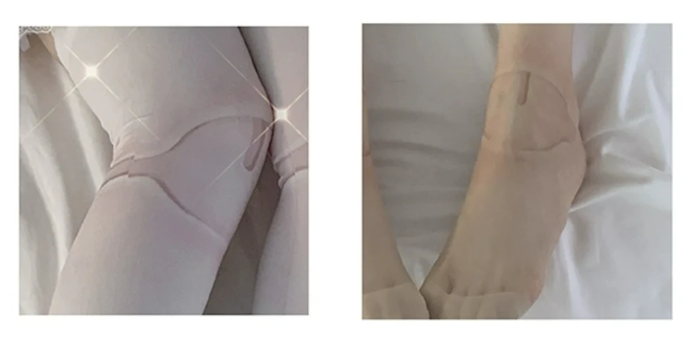 Sweet Lolita Pantyhose, Joint Print Light Stockings - Image 9