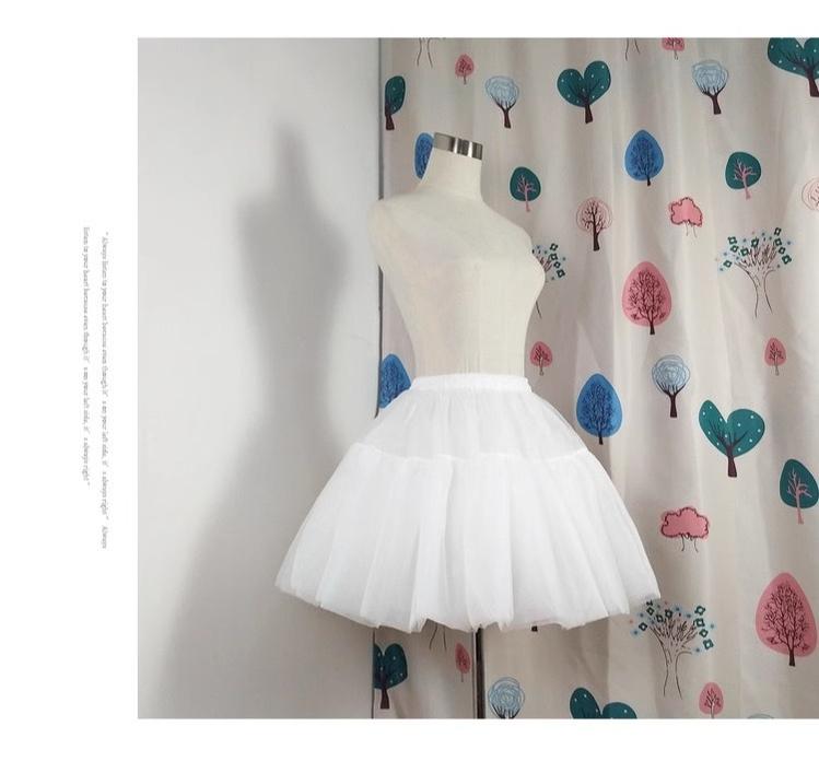 Adjustable Lolita Hoop Puffy Petticoat, 17.7" (45 cm) - Image 3