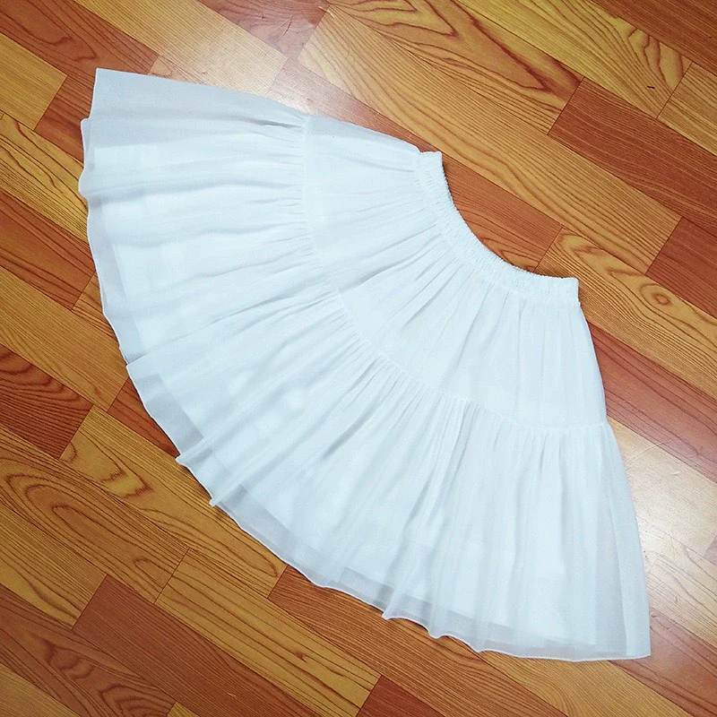 Adjustable Lolita Hoop Puffy Petticoat, 17.7" (45 cm) - Image 6