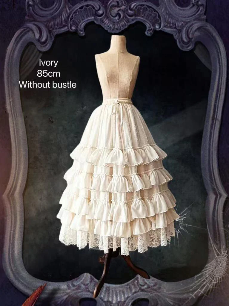 Wedding Lolita Petticoat Princess Underwear Extended Base Skirt - Image 12