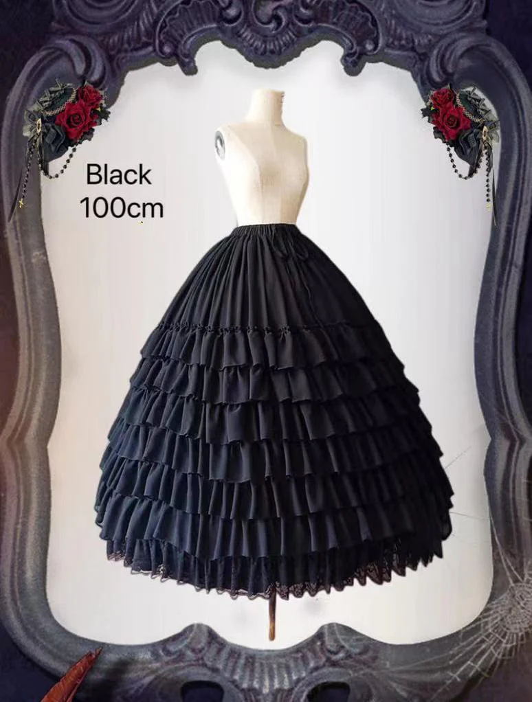 Wedding Lolita Petticoat Princess Underwear Extended Base Skirt - Image 17