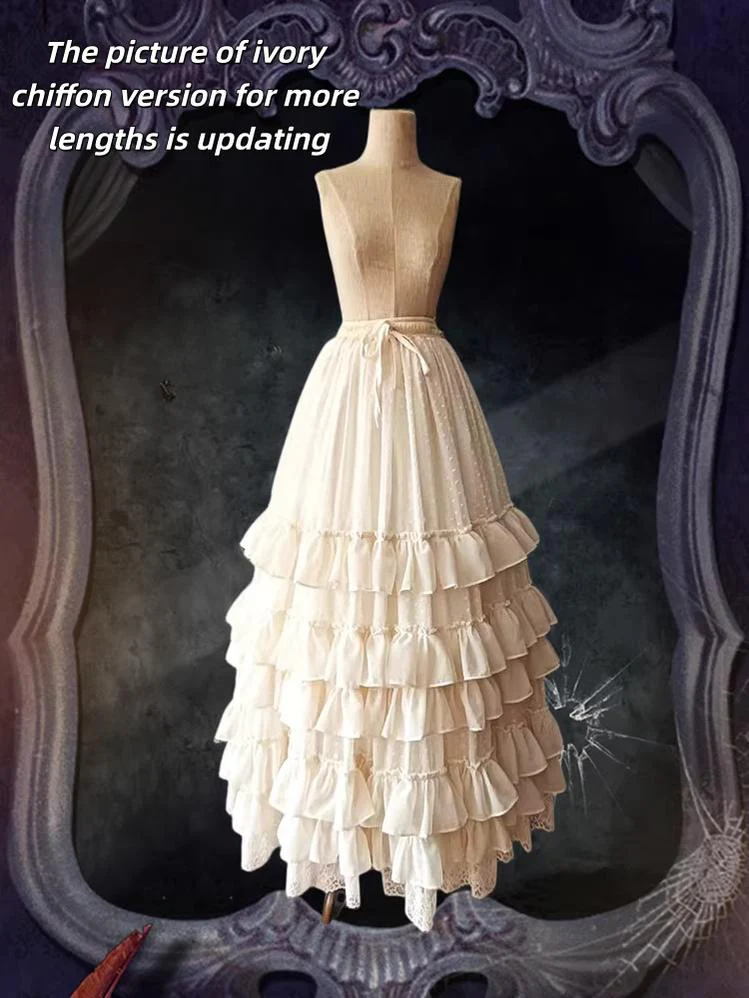 Wedding Lolita Petticoat Princess Underwear Extended Base Skirt - Image 22