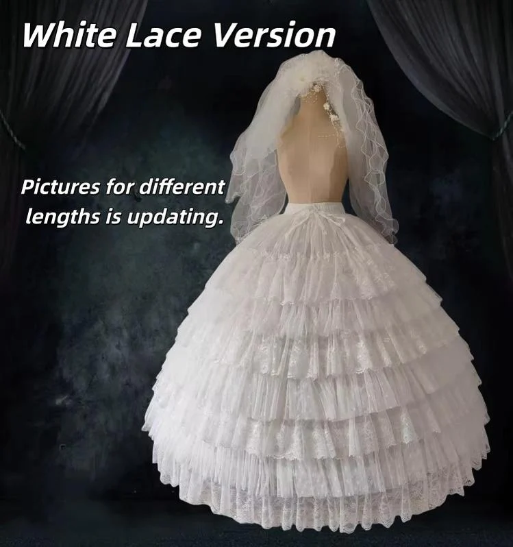 Wedding Lolita Petticoat Princess Underwear Extended Base Skirt - Image 3