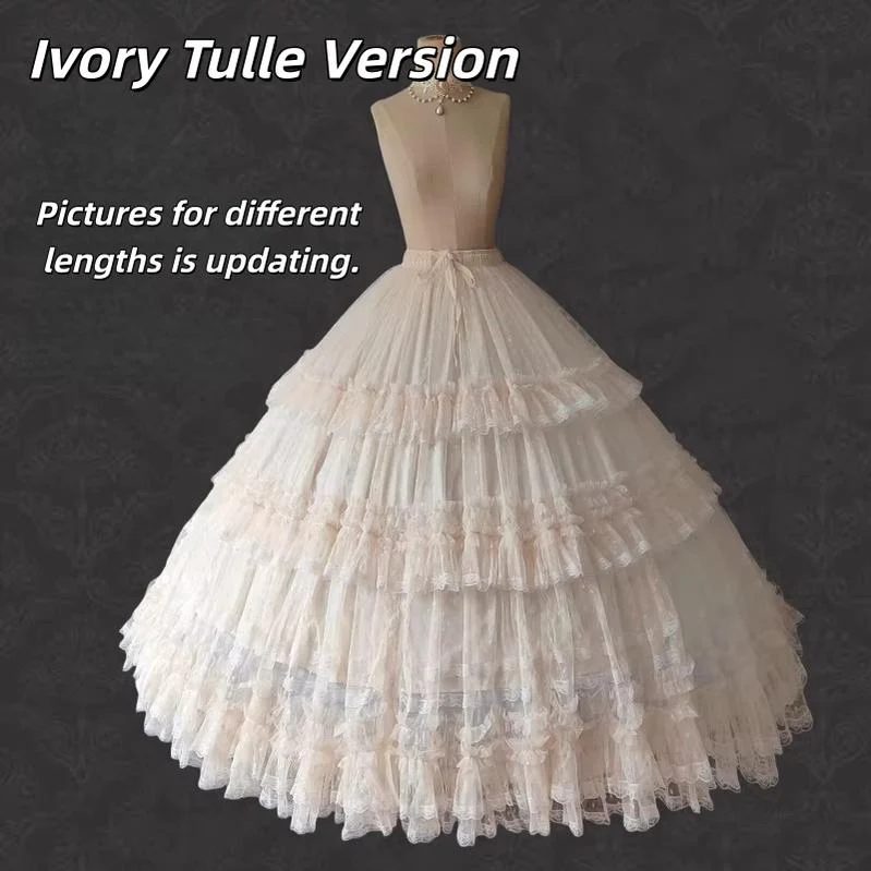 Wedding Lolita Petticoat Princess Underwear Extended Base Skirt - Image 4